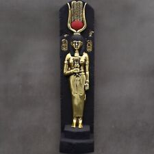 RARE ANCIENT EGYPTIAN ANTIQUES Vintage Statue Large Of Goddess Hathor Egypt BC picture