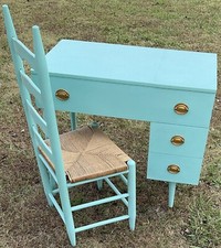 Singer Sewing Machine Cabinet Makeover Into Desk And Chair picture