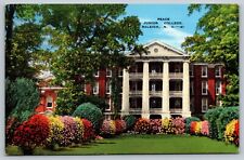 Peace Junior College Raleigh NC Vintage Linen Era Postcard picture