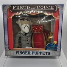 Freud and Couch Magnetic Finger Puppet Set Presents of Mind Philosophers Guild picture