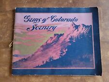 Gems of Colorado Scenery-Prominent Rocky Mtn Photo Scenes Vintage Souvenir Book picture