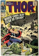 Thor 132 (1966) 1st app Of Ego the Living Planet in cameo *FN* picture