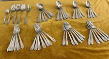 50+ Pcs  Service For 10+  Stainless Rose Hampton Silversmiths picture