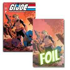 G.I. Joe #301 - Ethan Young - Trade & Foil Virgin Set - Scarlett - Ltd to 500 picture
