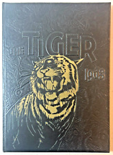 1963 HUTCHINSON HIGH SCHOOL Yearbook Tiger Hutch Tigers Minnesota picture