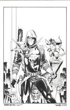 BATMAN: SEAN GORDON MURPHY - White Knight Red Hood UNUSED Cover Original Art picture