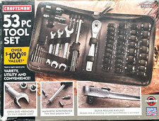 Vintage NOS Craftsman 53pc SAE / Metric Tool Set 33853 Made In USA picture