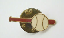 Baseball and Bat Vintage Lapel Pin picture