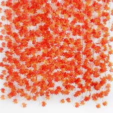 Freyalife Fall Leaf Garland for Room Decor(12 Pack),Artificial Maple Leaves,Autu picture