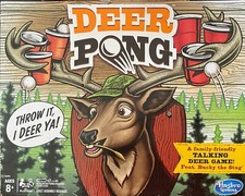 Talking Party GAME ANIMATED DEER HEAD PING PONG Ball Age 8 Up FUN Family Game picture