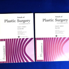 Cosmic Breast Augmentation Annals of Plastic Surgery Mix Lot 2 Magazines 2003 picture