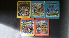 PANINI LOT 5 POUCHES RUGBY PACKS 2008/2011/2012/2014/2015 SEALED RARE picture