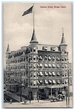 Boise Idaho ID Postcard Idanha Hotel Exterior View Building 1910 Vintage Antique picture