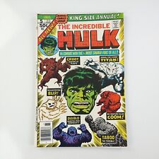 The Incredible Hulk Annual #5 2nd Groot Appearance, Xemnu (1976 Marvel Comics) picture