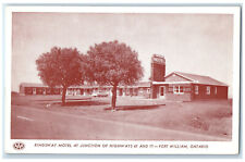 c1930's Kingsway Motel Highways 61 and 17 Fort William Ontario Canada Postcard picture