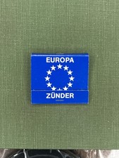 Europa Zunder Blue Stars Rare Vintage Matchbook Matches picture