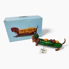 Westland Giftware Hot Diggity Veggie Weiner Dachshund Cucumber Dog Figurine picture