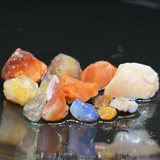 Mexican Rough Fire Opal Cutters Full Of Hidden Colors Uncut Raw Loose picture