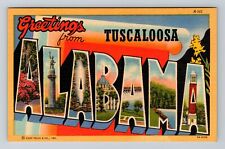 Tuscaloosa AL-Alabama, Large Letter General Greetings, Antique Vintage Postcard picture