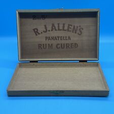 Vintage R.J. Allen Wooden Cigar Box picture