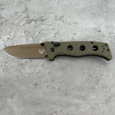New Benchmade Mini 273FE-2 CPM CruWear Steel Olive Drab G10 Folding Knife. picture