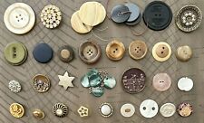 Lot Of  38 Vintage Antique Metal, Rhinestone, And MOP Buttons: Cherubs, Stars picture