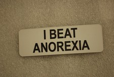 I BEAT ANOREXIA (Fun Badges) picture