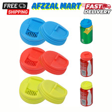 6-Pack Leakproof Soda Can Lids - Reusable Splash Cap for Carbonated Drinks picture