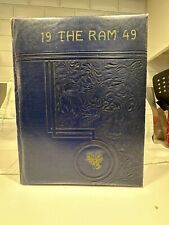 1949 Hot Springs Arkansas Yearbook “The Ram” picture