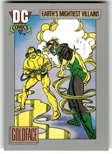 1992 Impel DC Comics Cosmic Card #95 Goldface picture