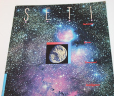 SETI Search For ExtraTerrestrial Intelligence 32 pg Brochure 1990 NASA Vintage picture