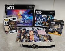 Star Wars Lot of 6 Items Watch T Shirt 2 Puzzles 2 Funko Pops Collectibles picture