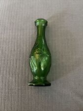 Vintage Green Depression Glass Stemmed Vase 7