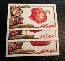 Topps Allen & Ginter 2018 World's Hottest Peppers 3-Card Lot WHP-1/9/12 MINT RC picture