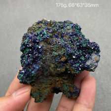 Natural Azurite Gemstone Malachite Symbiotic Mineral Specimen Crystal Stones picture