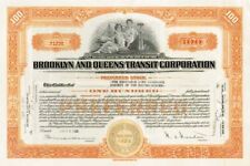 Brooklyn and Queens Transit Corporation - 1930's dated Stock Certificate - Avail picture