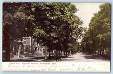 1906 Park Avenue Looking North Residential Area Trees Kenosha Wisconsin Postcard picture