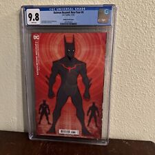 Batman Beyond Neo-Year #6 CGC 9.8 Dunbar Cardstock Red Variant Cover DC Comics picture