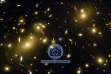 ABELL 2218 GALAXY CLUSTER GRAVITATIONAL LENSING 4X6 PHOTO picture