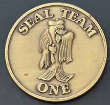 Seal Team One Naval Special Warfare Navy Challenge Coin Medal picture