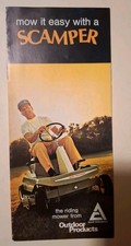 Allis-Chalmers Scamper Riding Mowers Fold-Out Brochure picture
