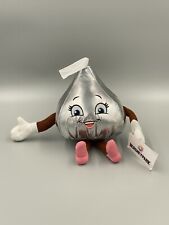 Hershey Park 13” Hershey Kiss Character Stuffed Plush Candy Chocolate Pink Shoes picture