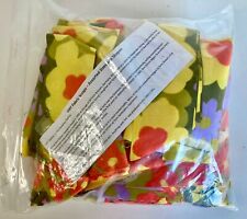 Vintage HAWIIAN TEXTILES VHY Floral Fabric Scraps Two Pound Bag 1950s 1960s picture