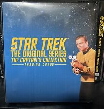 Star Trek TOS The Captain's Collection 2018 Rittenhouse Base Set of 80 + Binder picture