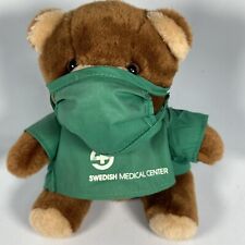 Swedish Medical Center | Vintage 7” Plush Teddy Bear In Operating Gear picture
