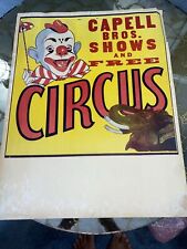 VINTAGE RARE CAPELL BROS  CIRCUS picture