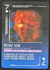 RCW 108 Star Formation Across The Universe Space NASA Playing Card #7 (NM) picture