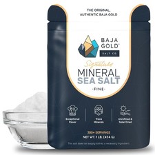 Baja Gold Mineral Sea Salt, Fine Grind, 1 Lb. Bag picture