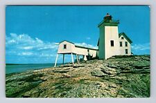 West Southport ME-Maine, Hendrick's Head Lighthouse, Antique, Vintage Postcard picture