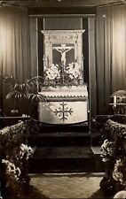 Aldershot England UK ~ Mission Church Altar ~ vintage postcard sku177 picture